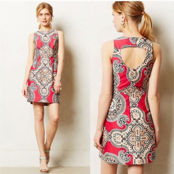Anthropologie Dresses & Skirts - Anthro Moulinette Soeurs Geidi Pink Paisley Dress